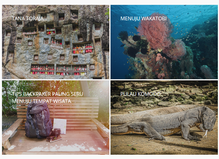 Tampilan dashboard Arrival